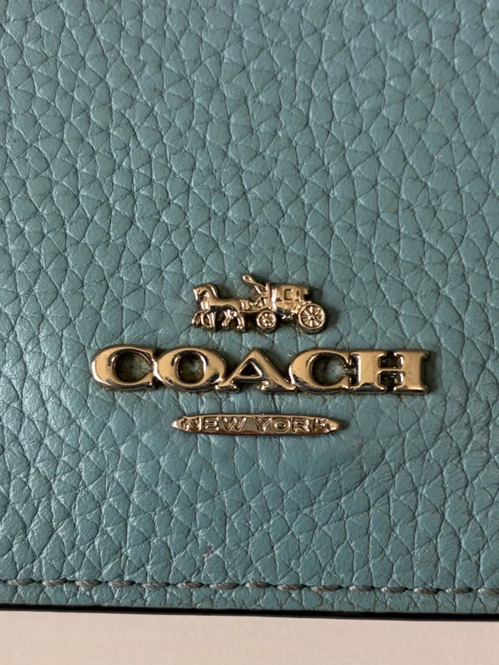 Coach Pebble Crossbody Wallet